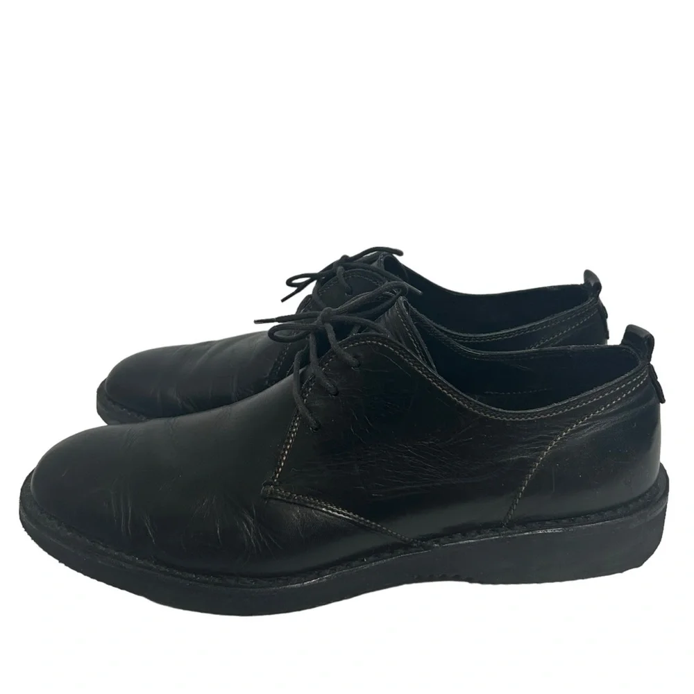 Men’s Coach Bowie Black Leather Oxford Shoes Sz 13 - Picture 6 of 12